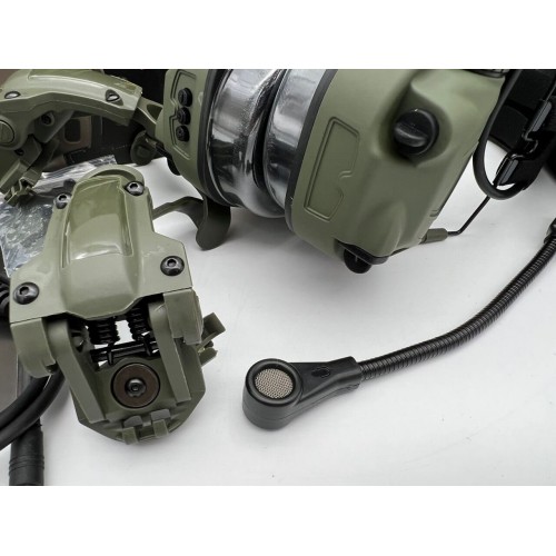 6TH GEN TACTICAL HEADSET тактическая гарнитура, звукосниматель и шумоподавление, активные в Салавате