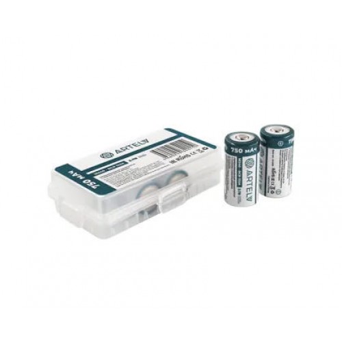 Аккумуляторные батареи RCR123 ARTELV 3.7V Li-Ion 750 mAh в Салавате