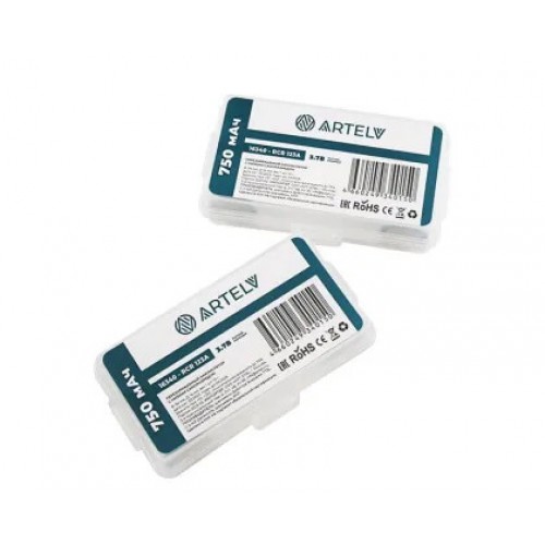 Аккумуляторные батареи RCR123 ARTELV 3.7V Li-Ion 750 mAh в Салавате