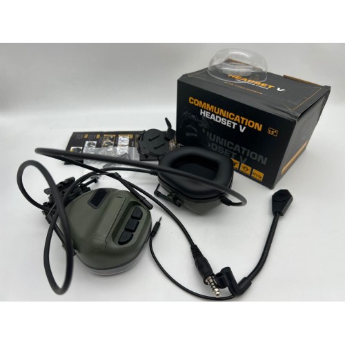 "COMMUNICATION HEADSET V" Активные тактические наушники для стрельбы в Салавате