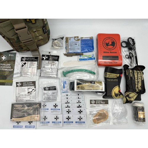 Военная тактическая аптечка RHINO RESCUE 25в1 в Салавате