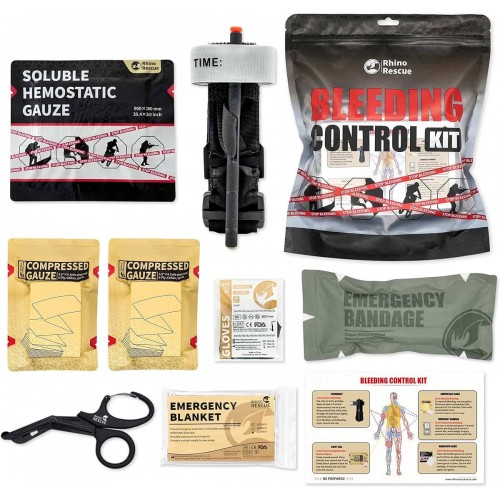 Комплект для остановки кровотечений «Bleeding Control Kit» Rhino Rescue в Салавате