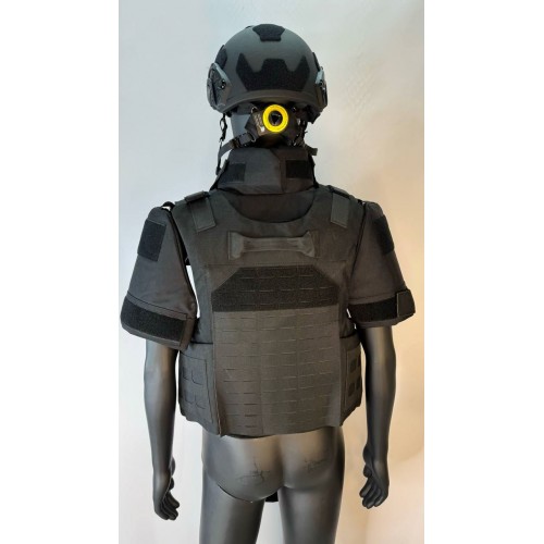 Бронежилет разгрузочный UNIVERSAL ARMOR в Салавате (СВМПЭ + бронеплиты Бр5 класса) черный