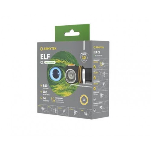 Мультифонарь Armytek ELF C1 Micro USB (теплый свет) в Салавате