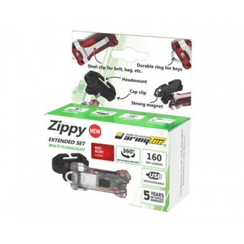 Наключный фонарь Armytek Zippy Extended Set (Red Ruby) в Салавате