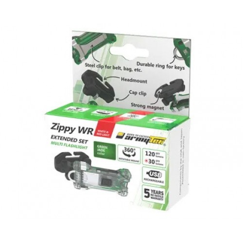 Наключный фонарь Armytek Zippy Extended Set WR (Green Jade) в Салавате