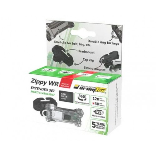 Наключный фонарь Armytek Zippy Extended Set WR (Grey Onyx) в Салавате